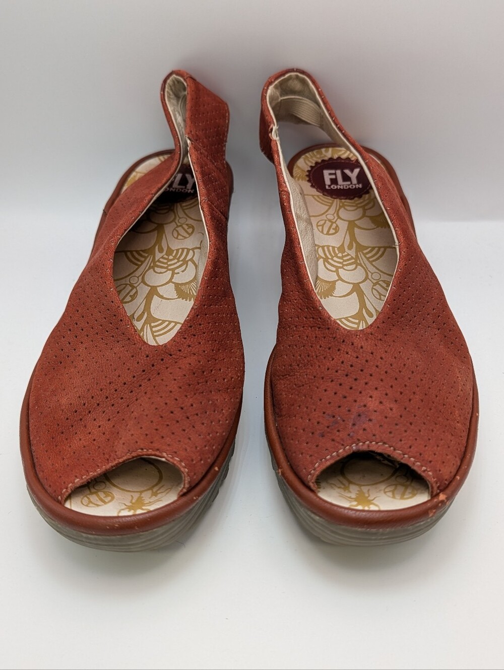 Fly London Yazu Wedge Slingback - Picture 4 of 14